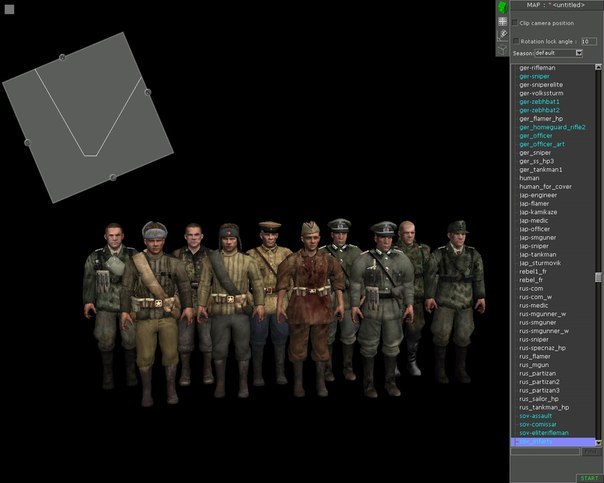 Скачать Модели солдат из Call of Duty World at War + бонусный скин немецкого снайпера